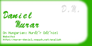 daniel murar business card